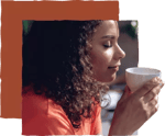 home about woman cup